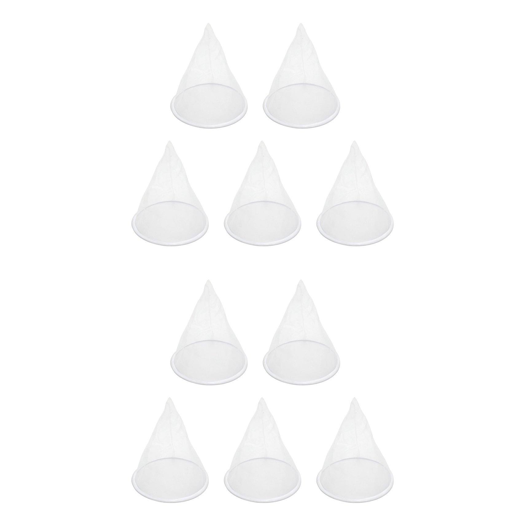 10PCS Beekeeping Equipment Bee Honey Filter Nylon Cone-Shape Honey Screener Bee Hive Bee Honey Tools