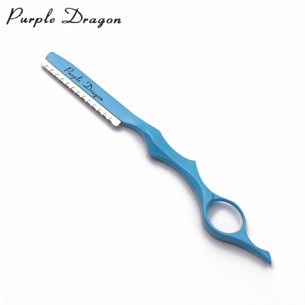 Professional Sharp Barber Razor Blade Purple Dragon Hair Razors Cut Hair Cutting Thinning Knife Salon Tools Dropshipping Z6100. 