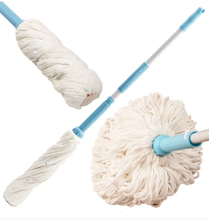 China Cleaning Brooms Mops | Magic Mop Self-twisted Squeeze Water Floor Cleaner | Cotton Twister Mop - 1 pcs. 