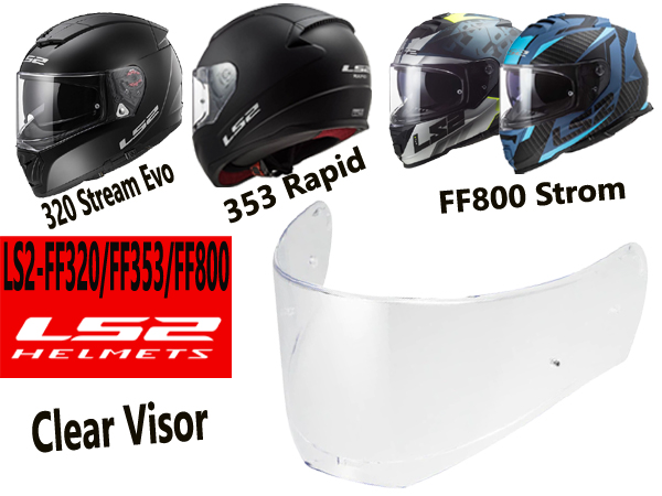 LS2 FF320 / FF353 / FF800 helmet Visor. 