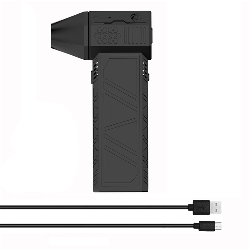 X3 Upgrade Mini Turbo Jet Fan Powerful Blower 130000R PM50+M/S 3000MAh Violent Turbo Fan for PC Keyboard Camera Easy to Use. 