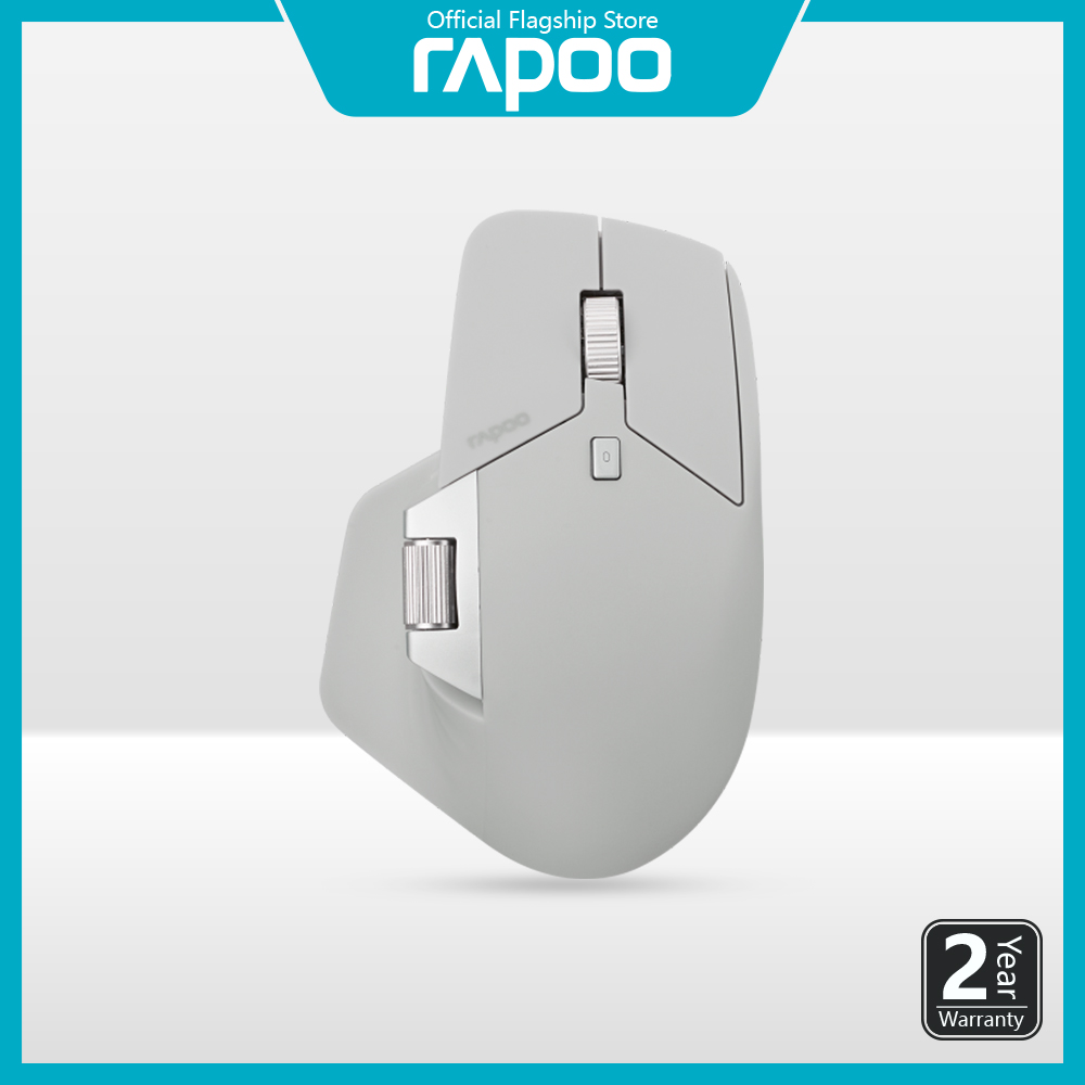 Rapoo MT760L Multi-mode Wireless Mouse - Switch between Bluetooth 3.0, 5.0 and 2.4G for Computer TV Phone. 