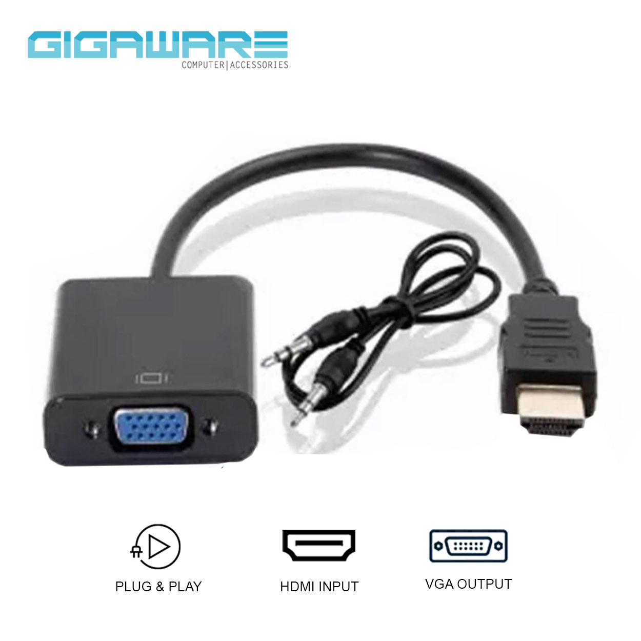 HDMI To VGA Converter with audio