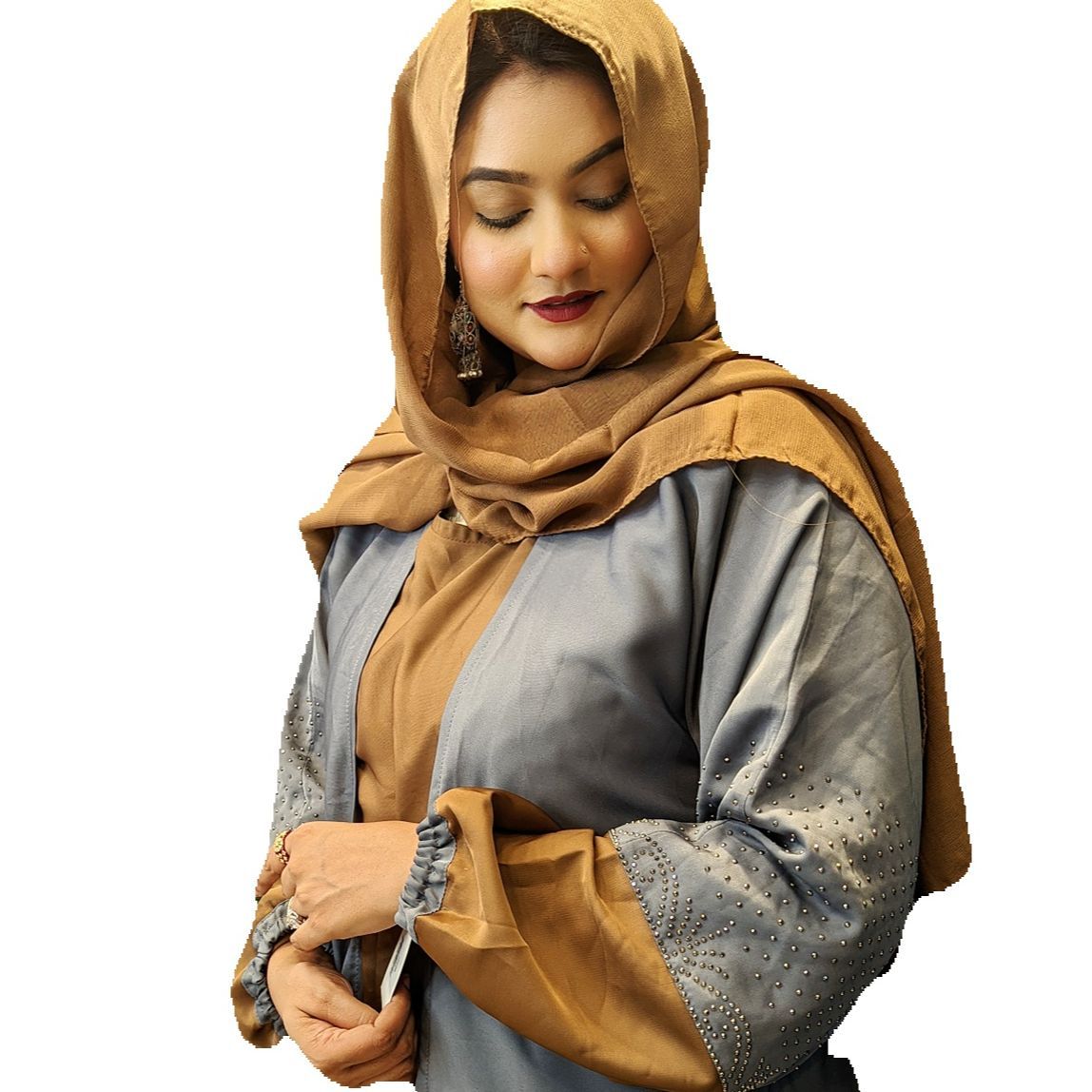 Understated -Craftsmanship and Trendy -FIX KOTI DUBAI BURKA NIDHA FABRICHS : NFK-13- Progressively Better Preferble - Low Hassle and Maintanance. 