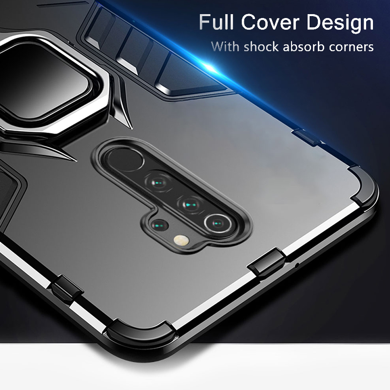 KEYSION Shockproof Case for Redmi Note 10 10 Pro Max 9s 8 8A 7 7A 8T K20 K40 Back Phone Cover for Xiaomi Mi 9T A2 A3 9SE Mi 11. 