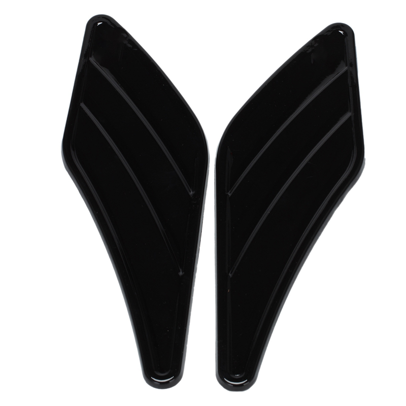 2Pcs ABT Side Shark Gills Sticker Decals for-Audi A5 S5 A4 B8 B6 A6 A3 R8 TT -AUDI ABT Fender Sticker,Black. 