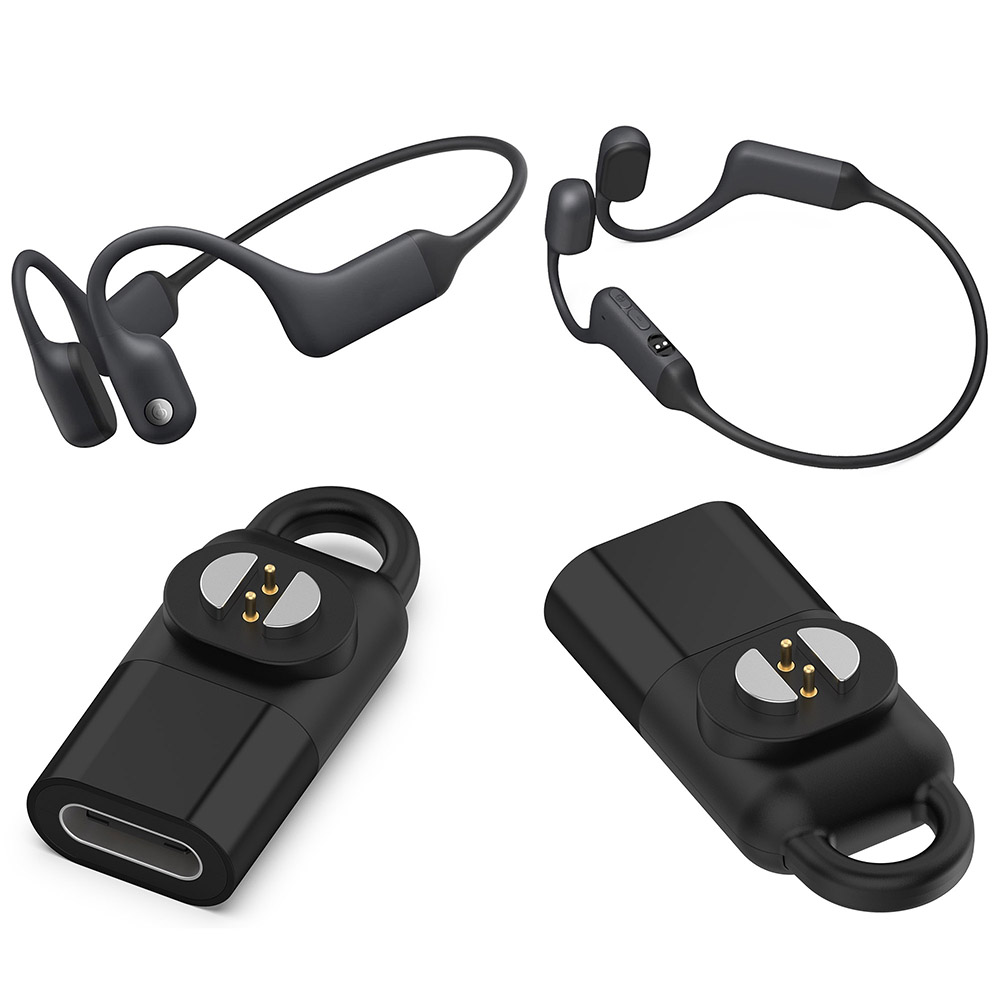Charger Adapter for Haylou Purfree BC01 Bone Conduction Headphone Type-C Charging Connector Converter Accessories. 