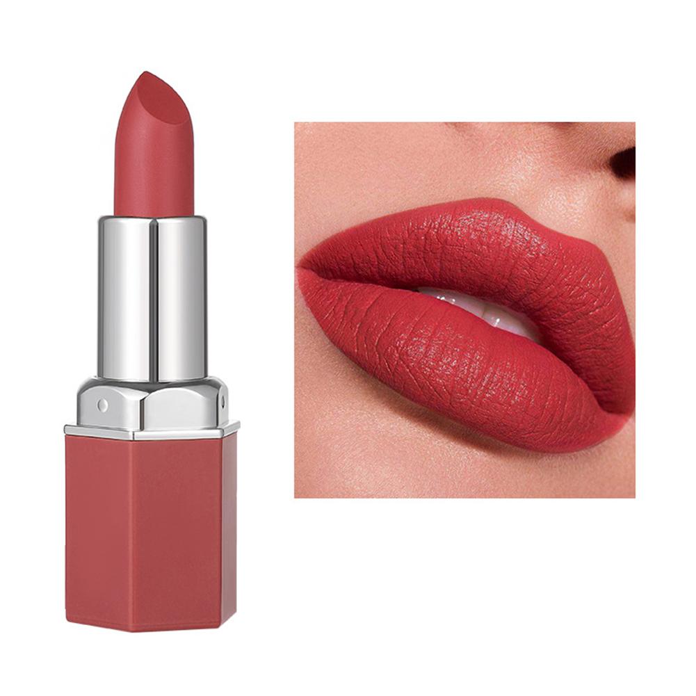 6Color Matte Moisturizing Lipstick Lipstick Matte Add Matte Texture Effect Color High Durability Comfortable L4T1. 