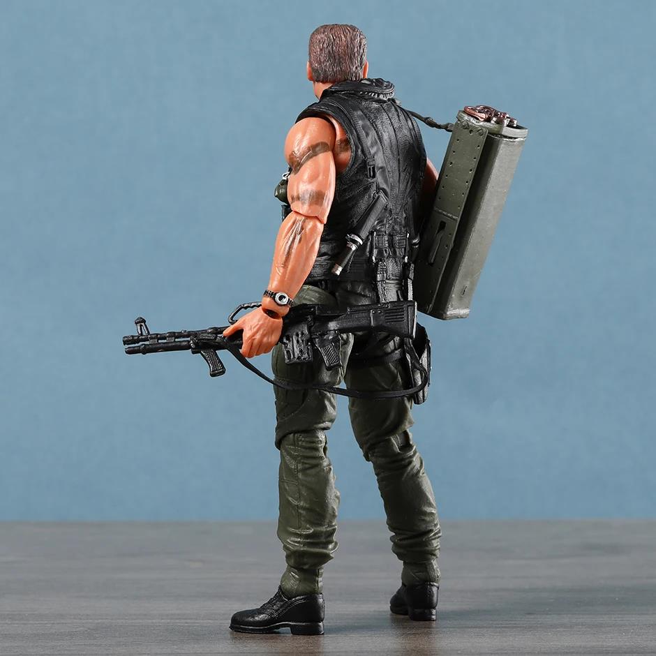 NECA Commando John Matrix Schwarzenegger PVC Action Figure with Accessories. 