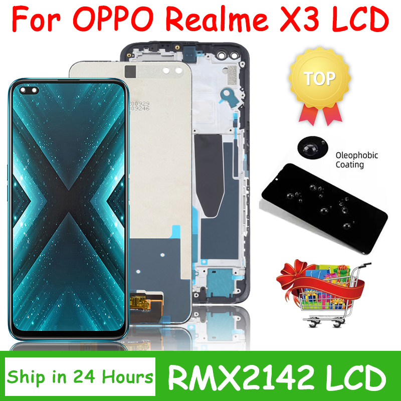 6.6inch For OPPO Realme X3 SuperZoom RMX2086 LCD RealmeX3 RMX2142 Display Touch Screen Digitizer Replacement