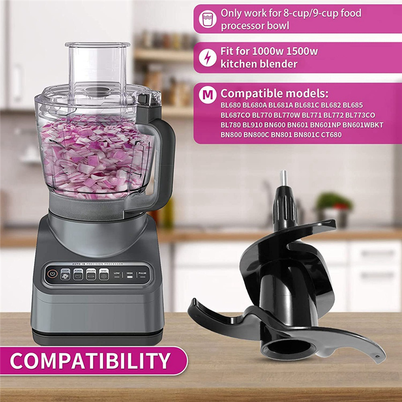 Replacement Ninja Blender Blade for Ninja Blender Parts Accessories Compatible with Ni-Nja 64 Oz Pitcher BN601 BN801. 