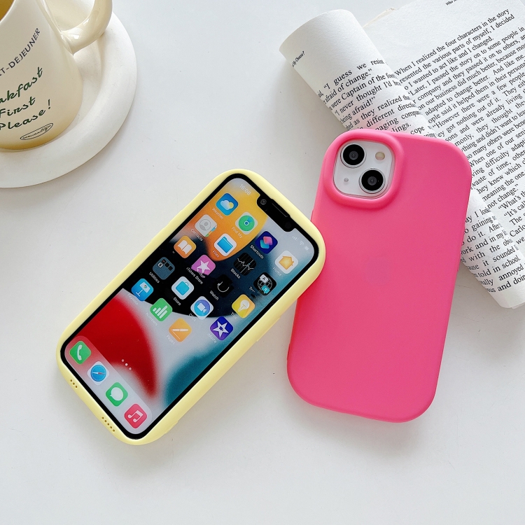 For iPhone 13 Frosted Soap Shape TPU Phone Case(Yellow). 