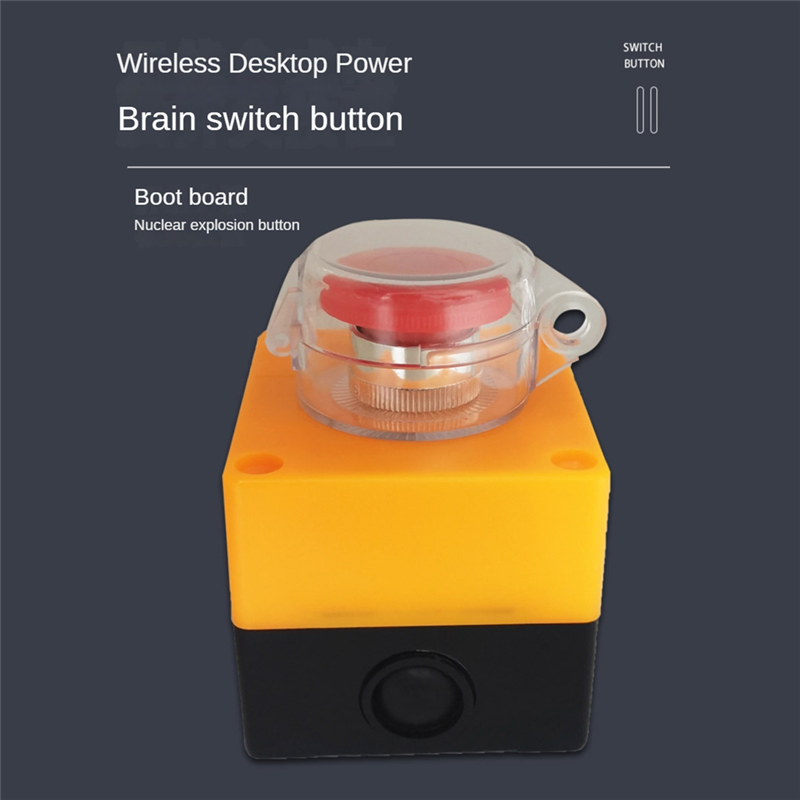 Desktop Computer PC Wireless Power-on Button DIY Personalized Power-on Start Wireless Remote Control PC Switch Easy Install Easy to Use. 