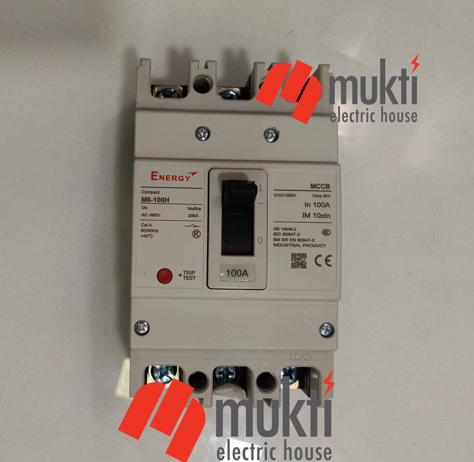ENERGY MCCB 20A 18kA Triple Pole Moulded Case Circuit Breakers TP. 