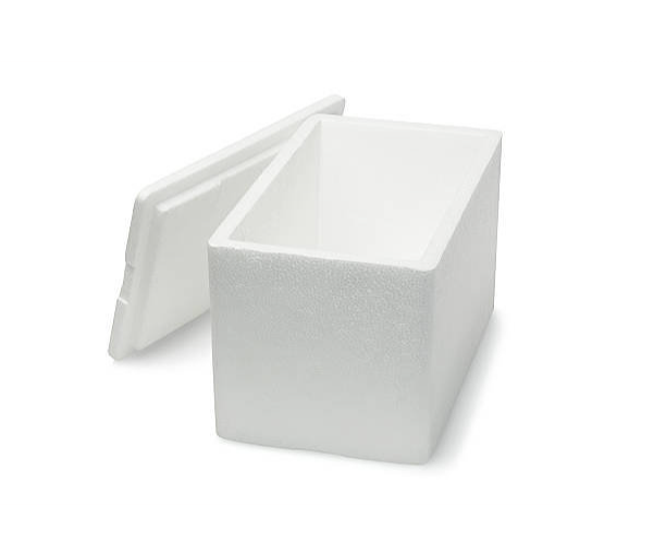 Foam Box/Ice Cool Box 8-10 Kg - Convenient Container For Transporting Fish, Meat, Or Frozen Food. 
