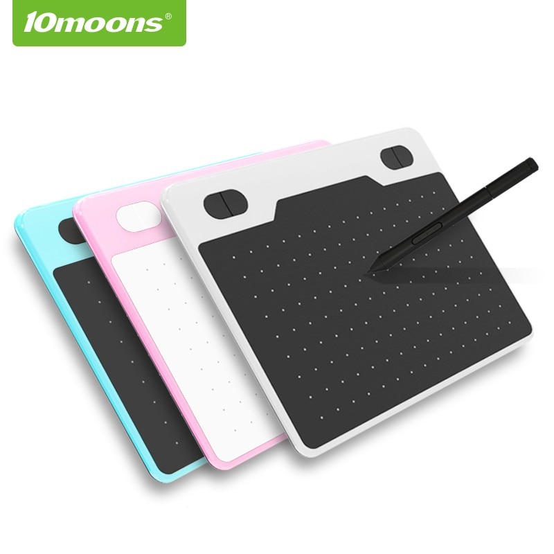 10moons T503 Ultra-Light Graphic Drawing Tablet Signature Pad 8192 Levels No Need Charge Pen For Android Device. 