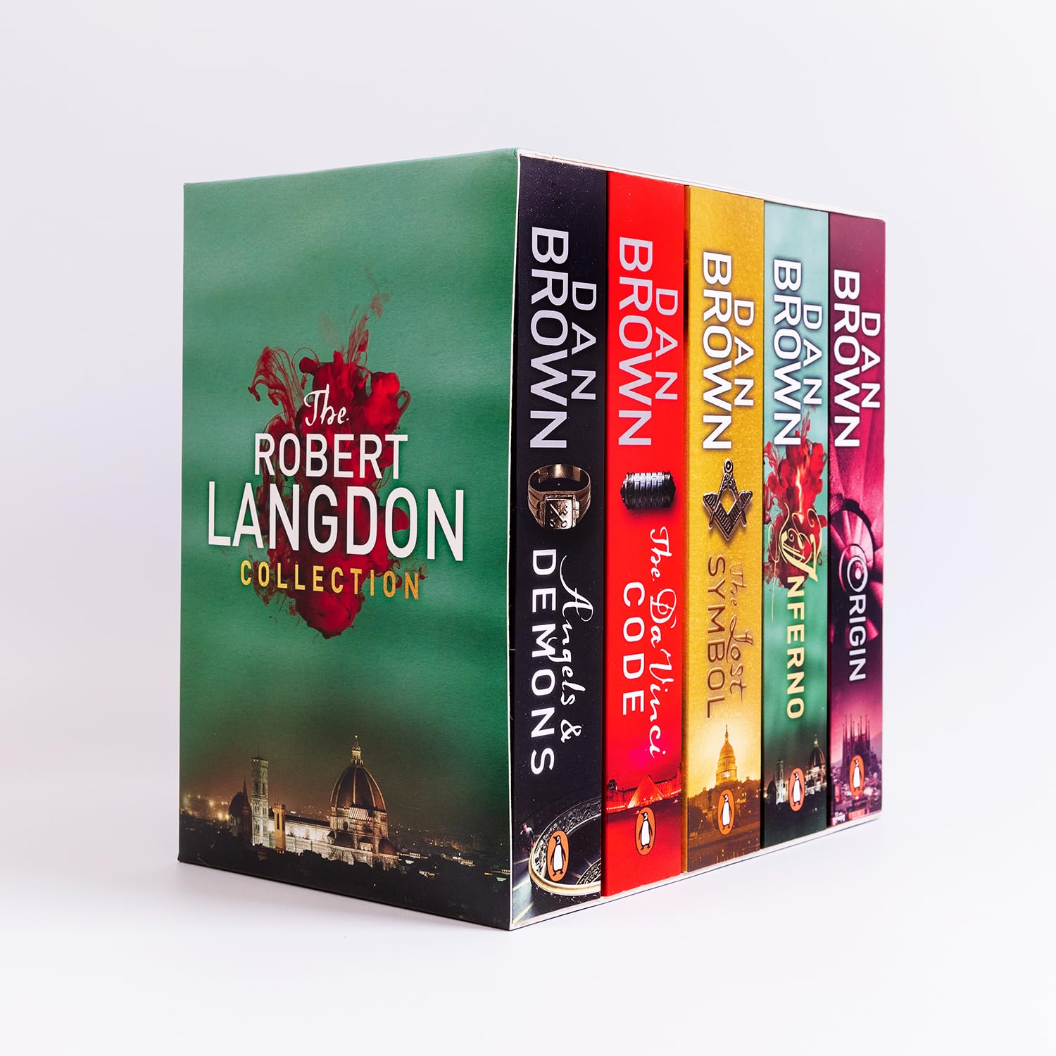 The Robert Langdon Collection 5 Books Set (Angels and Demons, The Da Vinci Code, LOST SYMBOL, Inferno, Origin) by Dan Brown