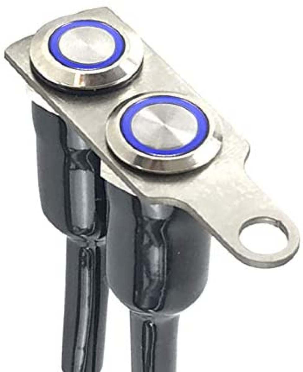 LED Motorcycle Switch ON-OFF Headlight Fog Light Handlebar Adjustable Mount Waterproof Switches Button DC12V. 