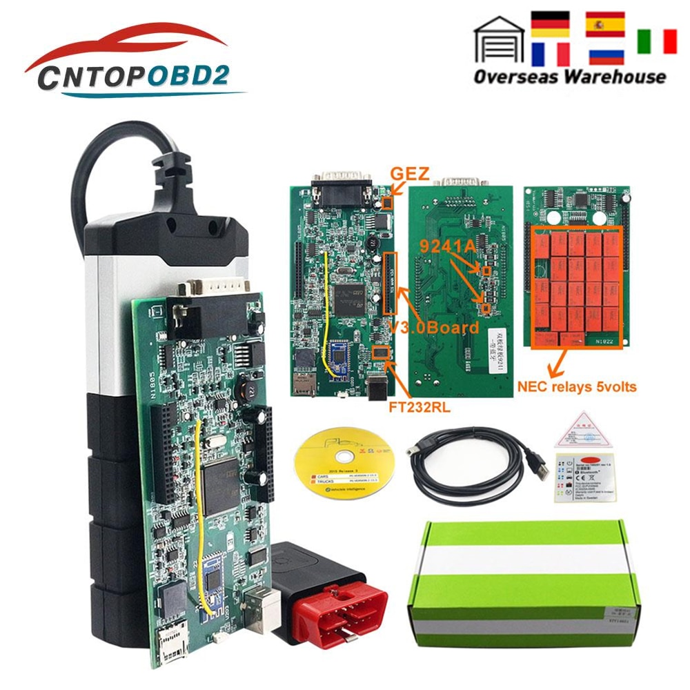 Newest 2020.23 Multidiag Pro + V3.0 NEC Relays Bluetooth Scanner 2017.R3 with Keygen for Car/Truck OBD2 Diagnostic Auto tool. 