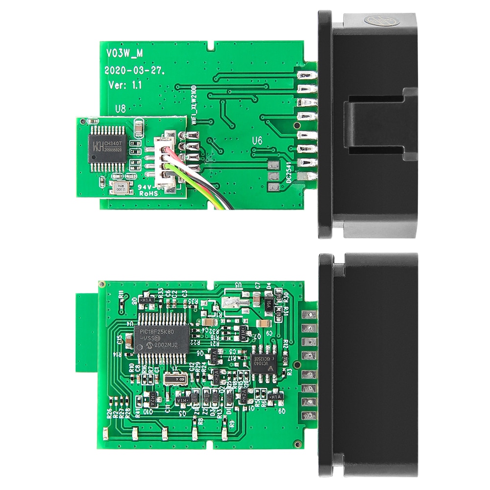 ELM327 V1.5 USB CH340 For PC Windows PIC18F25K80 ELM 327 V 1 5 USB Car Diagnostic OBD2 Auto Tool OBD 2 Scanner ODB2 Code Reader. 