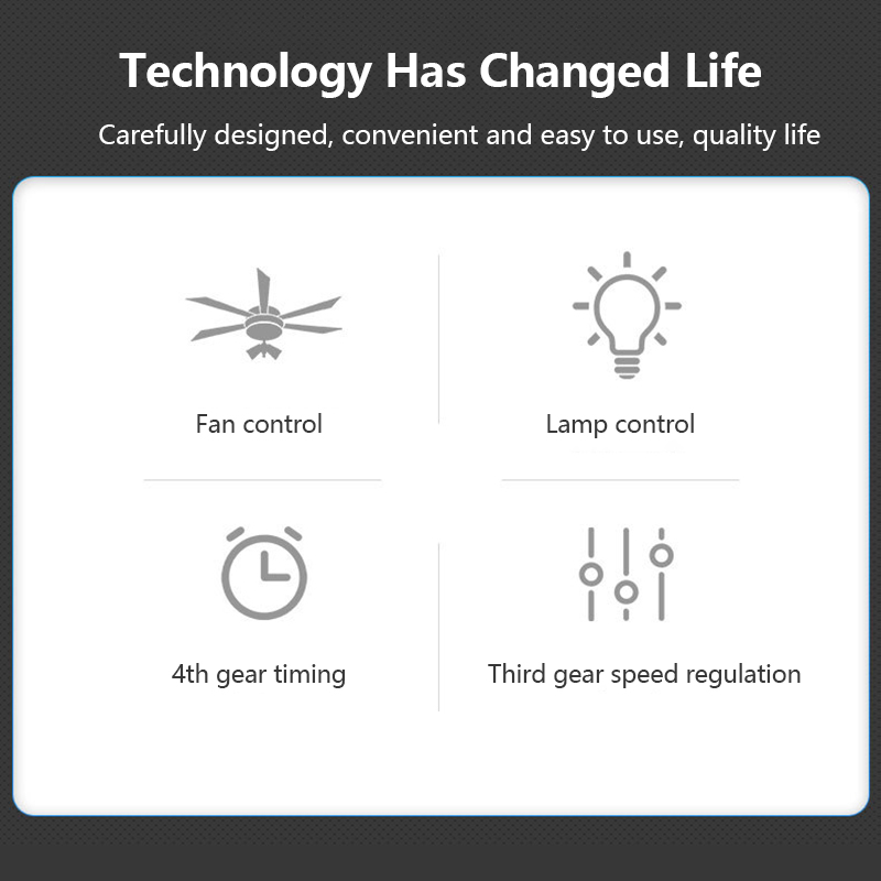 Universal TV Remote Control Wireless Smart Controller Replacement for Ceiling fan lights hot sell. 