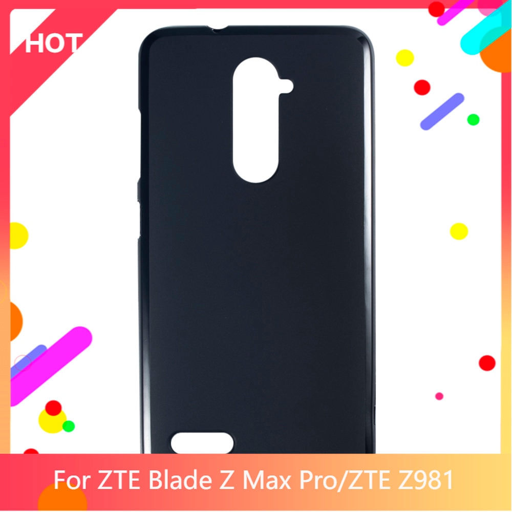 Blade Z Max Pro Case Matte Soft Silicone TPU Back Cover For ZTE Blade Z Max Pro ZTE Z981 Phone Case Slim shockproof