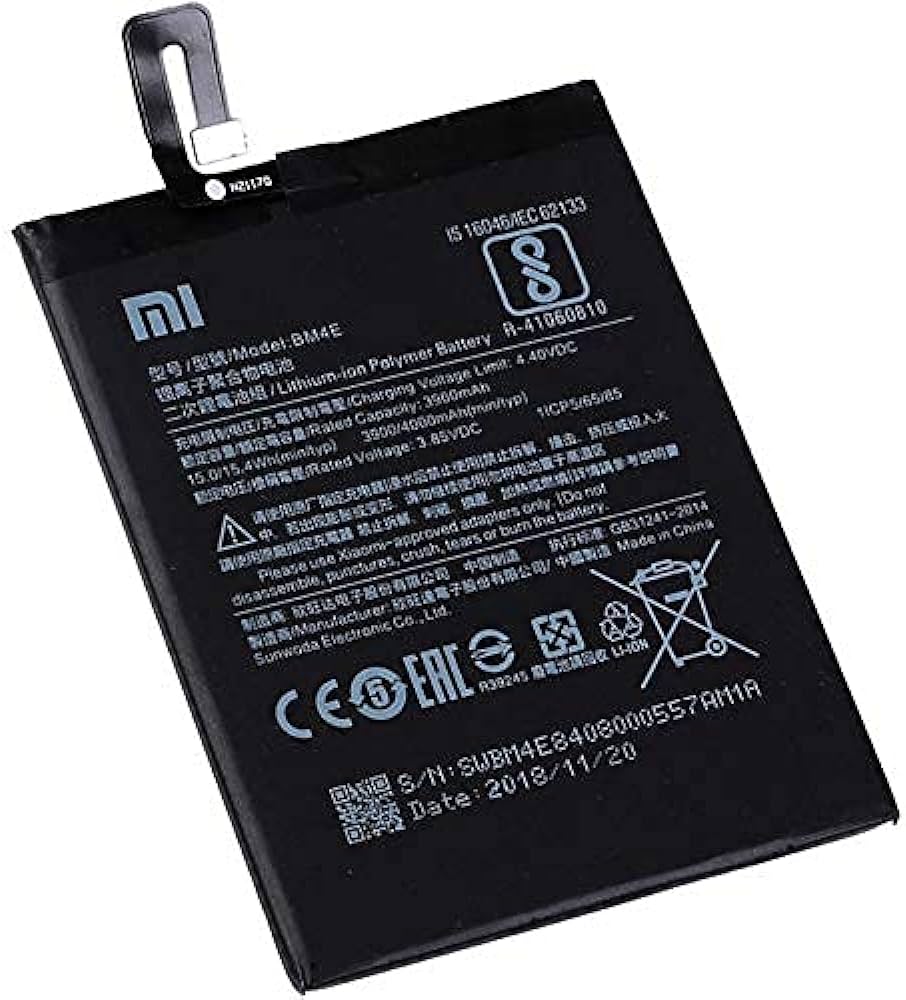 Battery BM4E For Xiaomi MI Pocophone F1 Poco F1 3900mAh