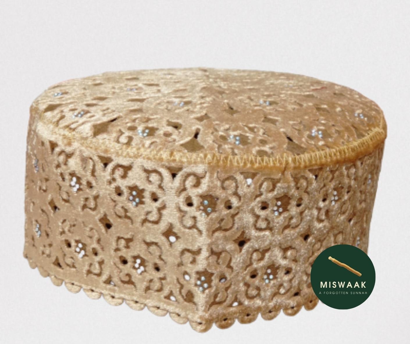 Muslim Gorgeous Velvet Cap/Tupi, Miswaak Products