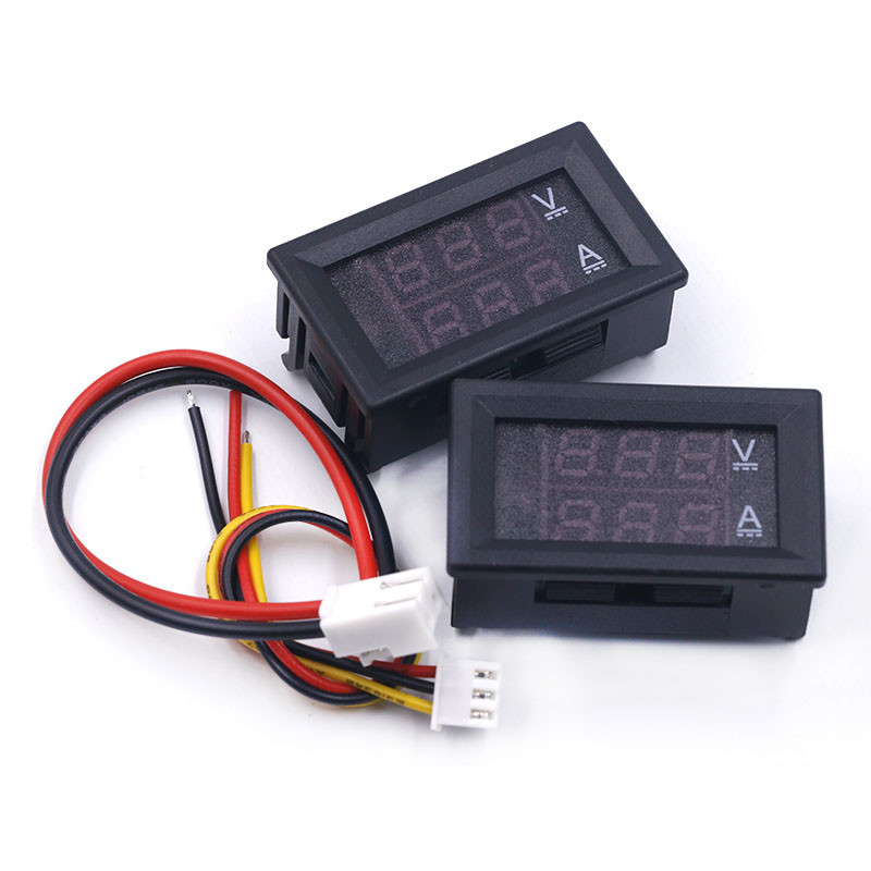 DC0-100V1A 10A 50A 100A LEDDC Dual Display Digital Current and Voltage Meter Digital Meter Head. 