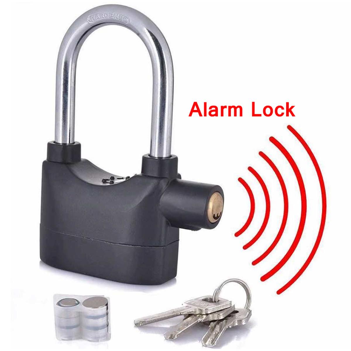 Big Sound Security Alarm Lock- Black. 