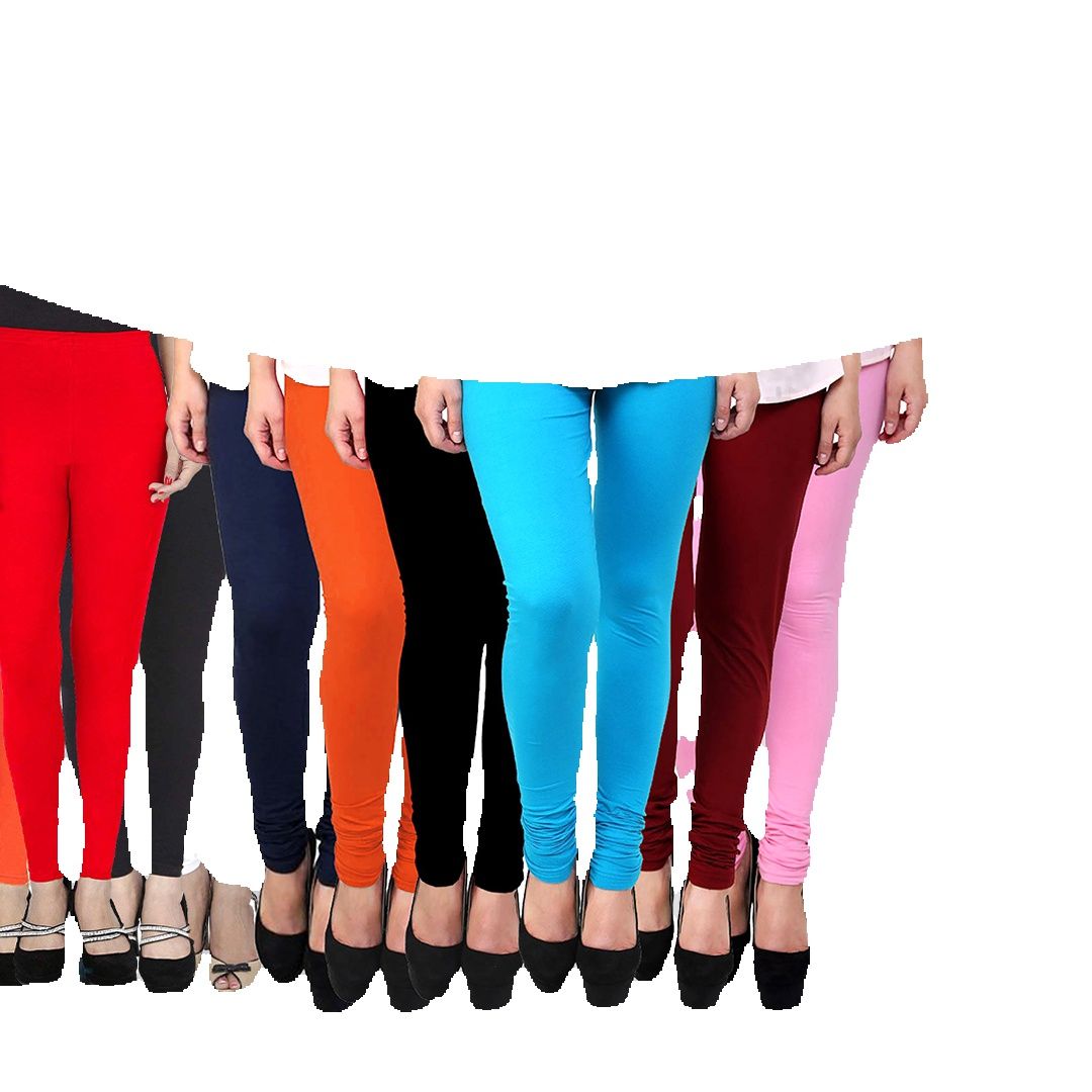5 PCs Pack Assorted/Random color Leggings for Women