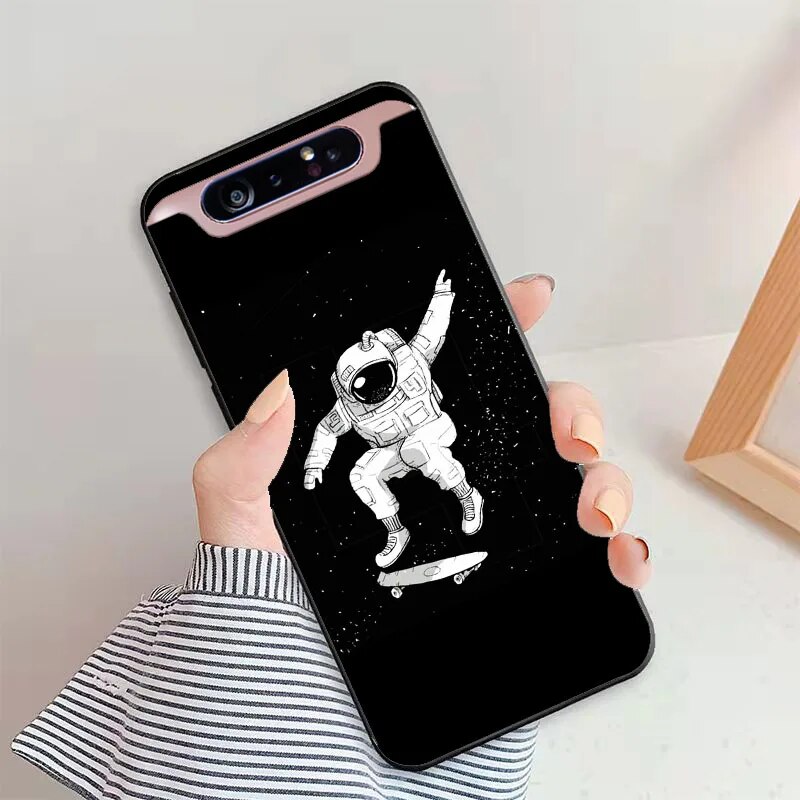 Case For Samsung Galaxy A80 GalaxyA80 A 80 SM-A805F A805 A805F A90 4G Case Soft TPU Phone Back Cover for Samsung A80. 