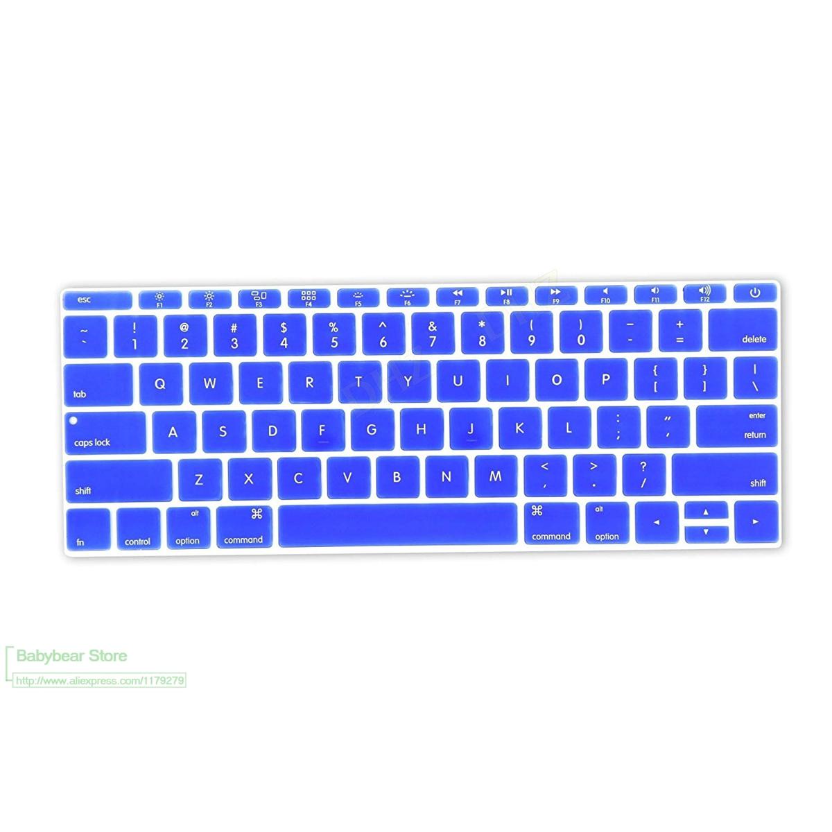 【happy one】2020 US version Keyboard Skin Cover Protector for Apple Pro 13" inch (NO Touch Bar) for book Pro 13.3 1708