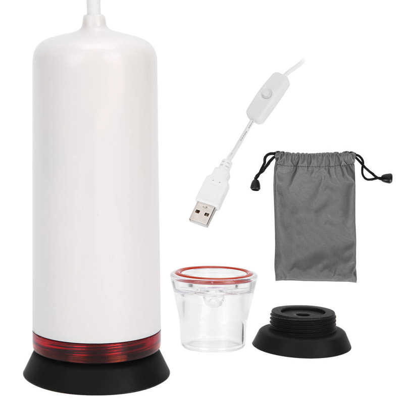 Packing Machine Electric Automatic Vacuum Pump Mini Portable USB Powered Vacuum Suction Machine White use in Multiple Scenarios. 