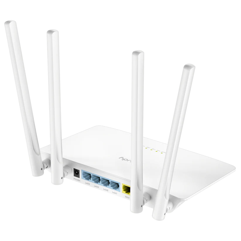 Cudy AC1200 WR1200 High-Speed Dual Band WiFi Router | 4 LAN Ports & MU-MIMO for Enhanced Performance. 