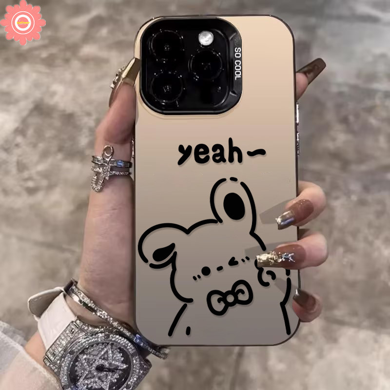 Cartoon Sweet Rabbit Bear Case for Infinix Smart 8 7 5 6 Pro Plus Pop 7 8 Tecno Spark GO 2024 20 10 Pro 10C 20C Hot 40i 30i 9 30 11 10 Pro Play Note 12 G96 40 30 Pro Couples Case