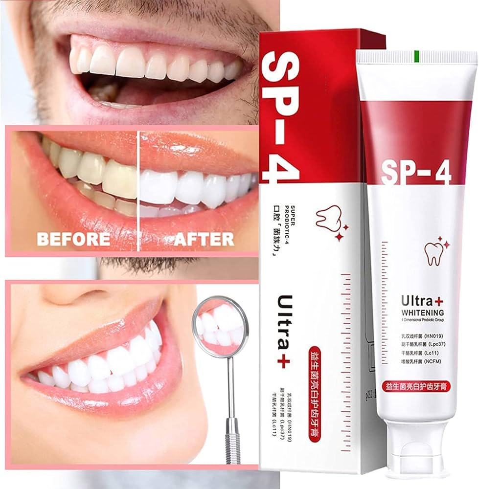 Yayashi sip-4 Probiotic Toothpaste freshen breath maintain oral health whiten teeth Stain Removing Sip-4 Toothpaste Teeth Cleaner Plaque Remove. 
