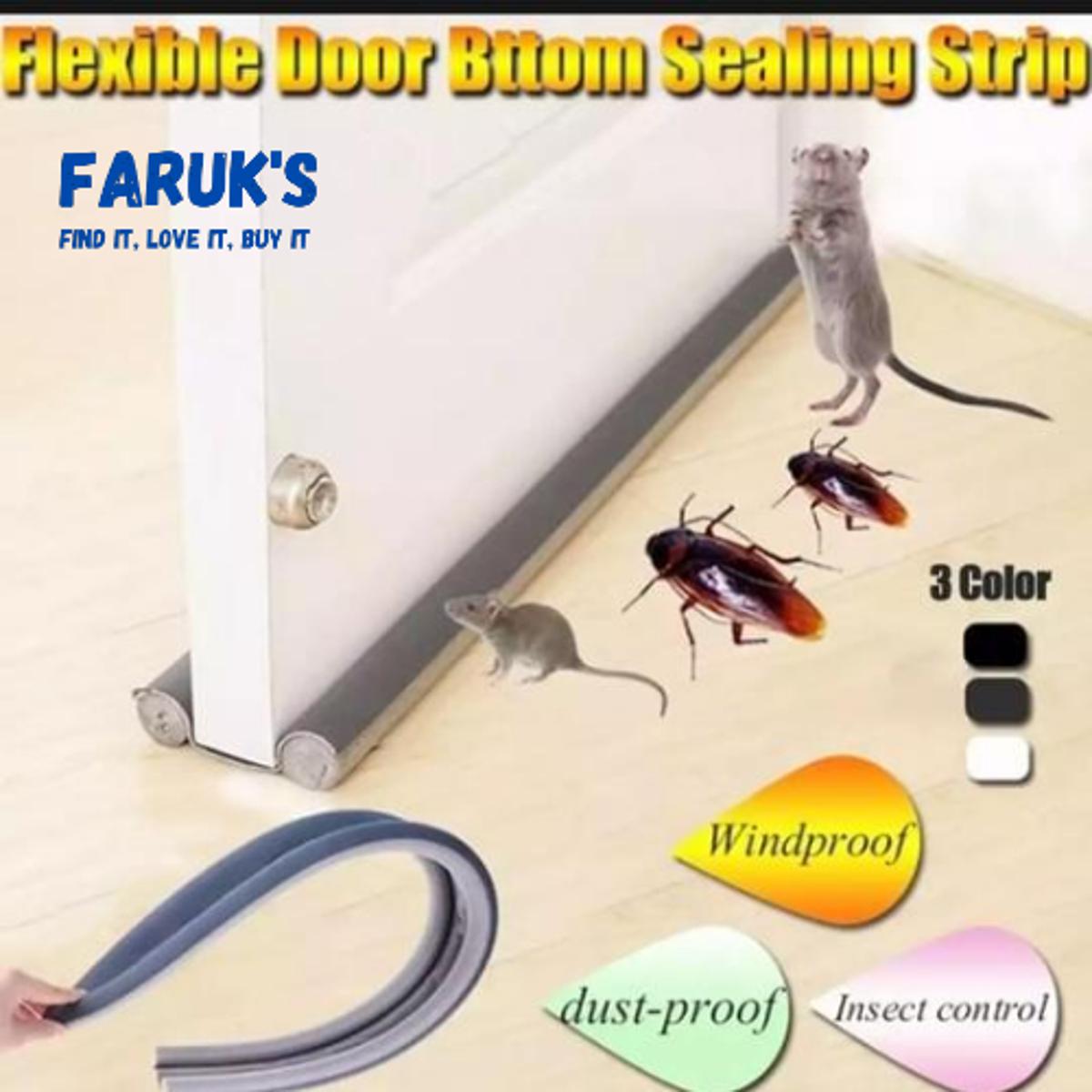 Door Draft and Dust Stopper Door Air Stopper Door Bottom Sealing Strip 37 Inches Door Draft Door gap and Dust Stopper Door Insect Protector
