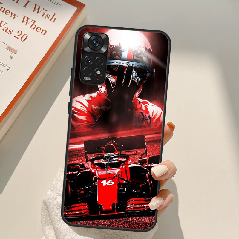 Charles Leclerc 16 F1 Case For Redmi Note 12 Pro 12S Note 11 8 9 10 Pro 9S 10S 11S Cover For Redmi 10 9 C 10A 12C. 