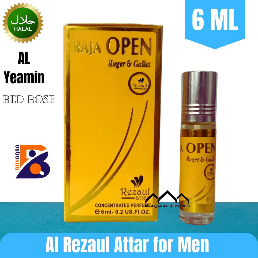 Raja Open Attar for Men long lasting 6 ml. 