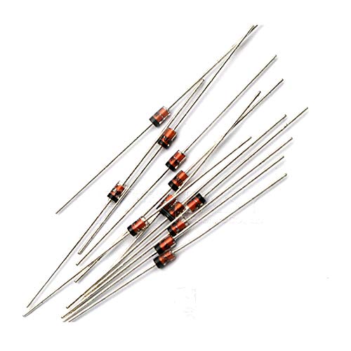 10Pcs- 1Watt 24V Zener Diodes 1W 24V 1N4749 Through Hole Voltage Regulator Zener Diode DO-41 DIP Values Assortment Kit For Electronics Circuitry & Parts DIY. 