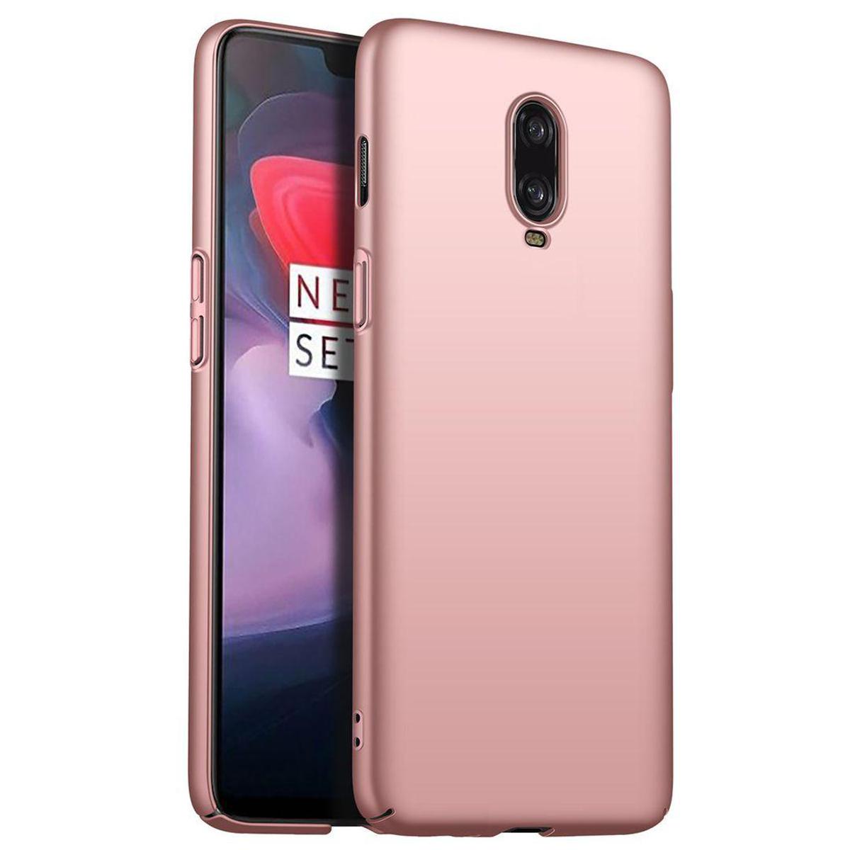 For OnePlus 6T Ultra Thin Matt Finish Anti-Fingerprint Rubberised PC Hard Back Shell Case Cover