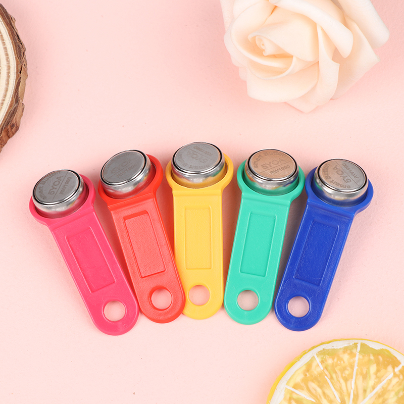 1Pc Plastic Rewritable RFID Touch Memory Key TM Card iButton Copy Card Sauna Key Eatop. 