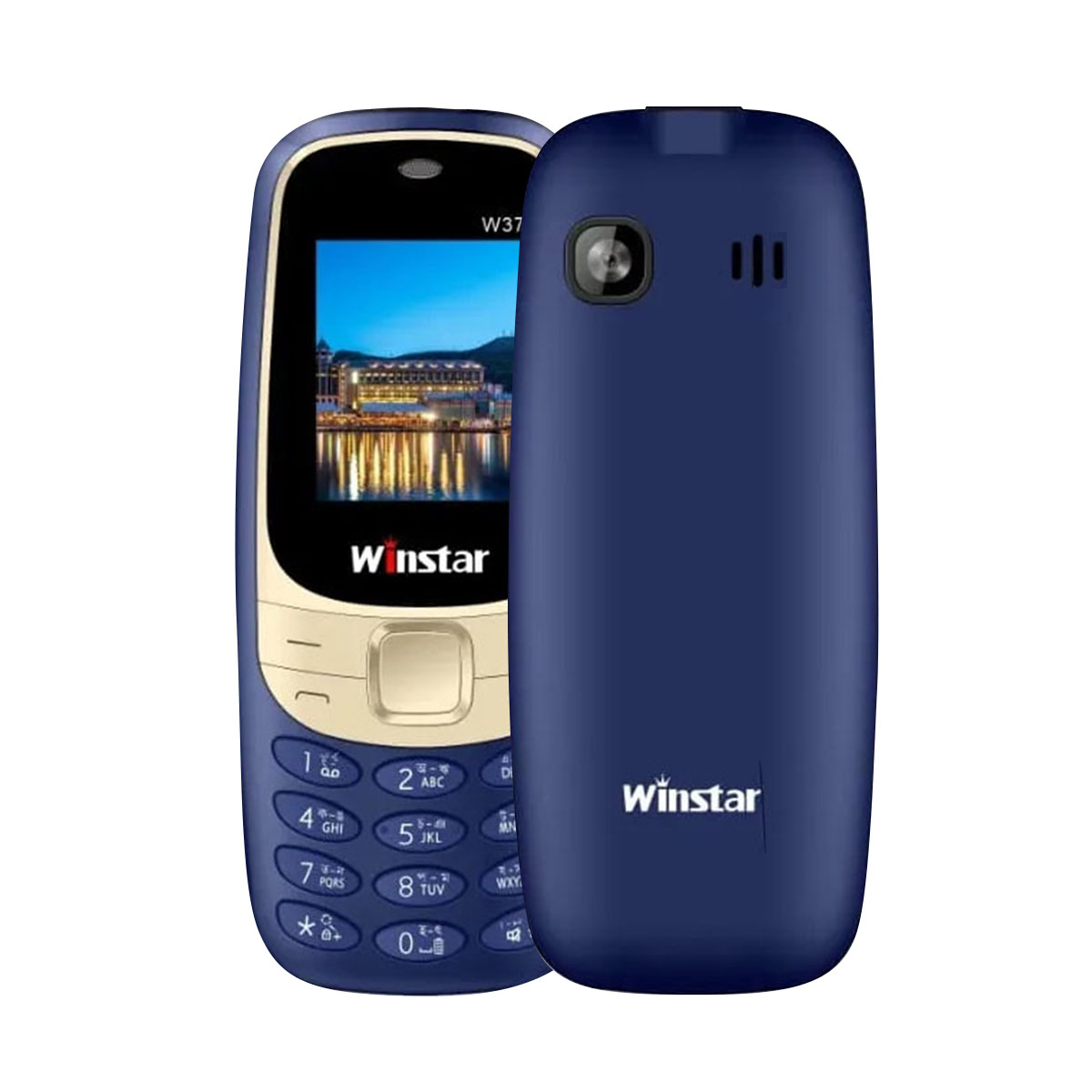 winstar w37 Button phone  with one years warranty