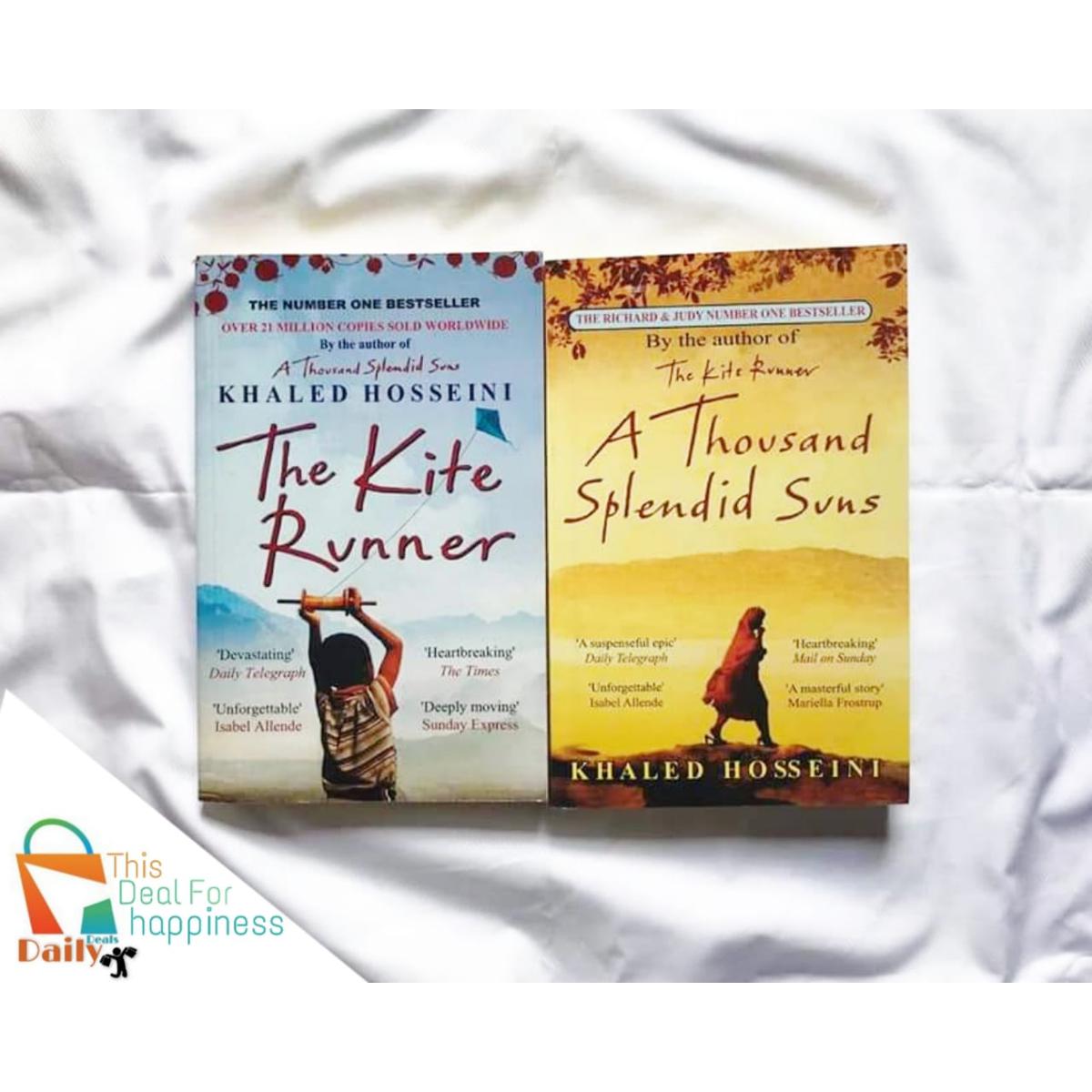 2 Books set ( the Kite runner , A Thousand Splendid Suns ) paperback