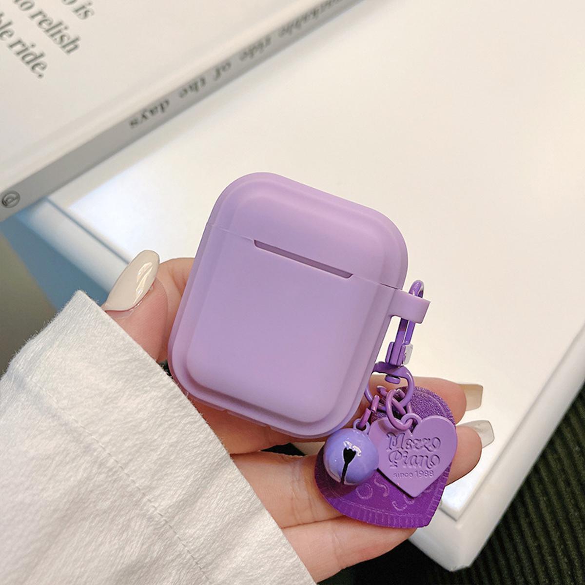 FUPANG】(Purple Color Case )Simple Airpods Pro Protective Case