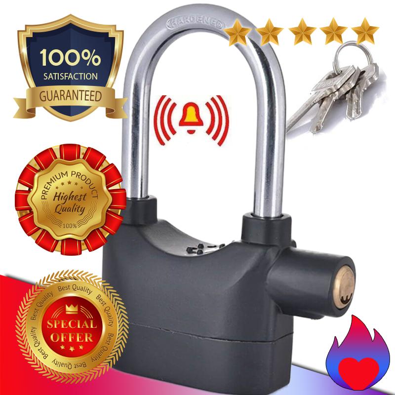 ALARM PADLOCK for Anti Theft Motion Sensor Alarm Lock. 