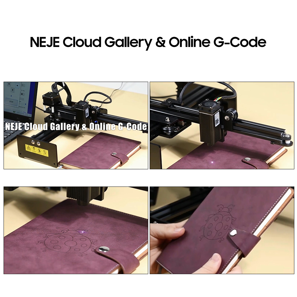 NEJE 3 7W Laser Engraving Machine APP Wireless Control High Speed Mini CNC Laser Engraver Cutter Precise Carver Printer For DIY Craft Logo Making Wood Fabric Paper Cutting. 