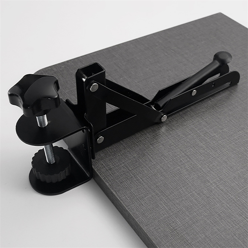 DIY Height Sturdy Under Desk Extension Stand Ergonomic Pull Out Keyboard Tray Clamp Cold Rolled Steel For Laptop Accessories. 