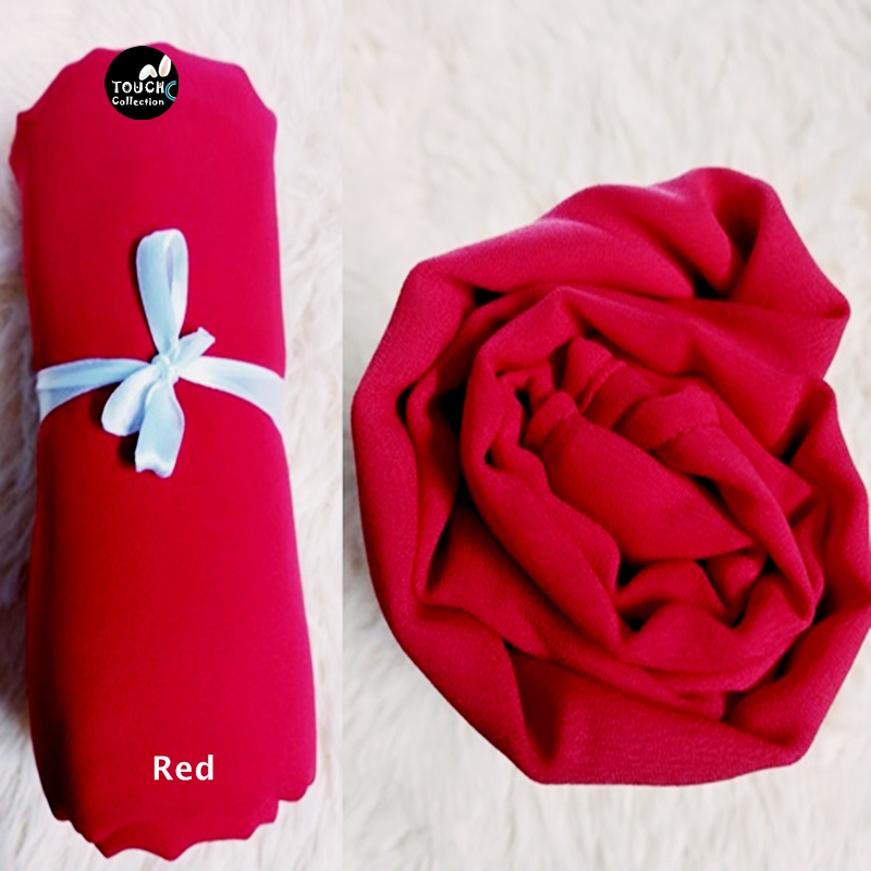 Hijab Chiffon Georgette Premium Quality  Size-90" x 30  inch. Full Coverage. - Hijab. 
